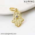 32003 xuping pendentif main bijoux en or 14k or fashion